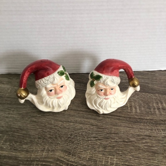 Vtg Fitz & Floyd Santa S&P Shakers - Picture 2 of 14